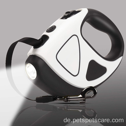 Neue LED Retractable Haustierhund -Leinen -benutzerdefinierte Logo